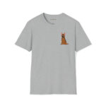 Cute German Shepherd Sports Gray T-shirt