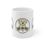 Ruff Paw Pack On Grid Ceramic Mug 11oz