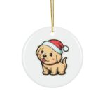 Christmas Ceramic Ornaments, Double-Sided (1pc, 3pcs, 5pcs, 10pcs)