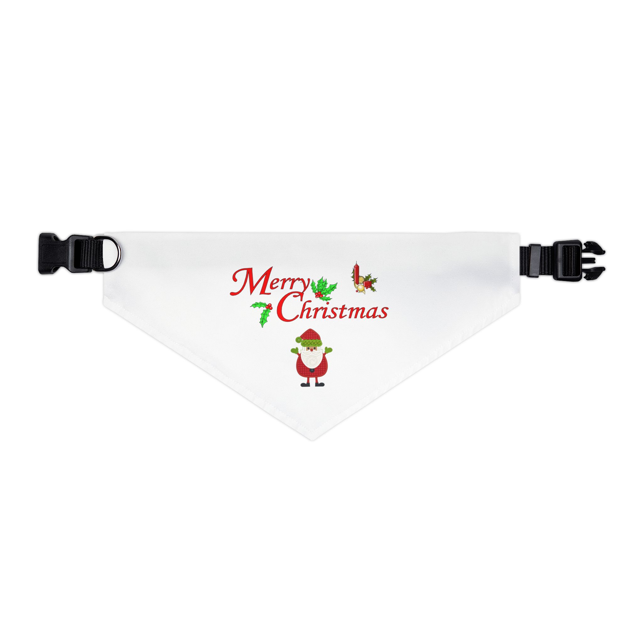 Merry Christmas Pet Bandana Collar - Ruff Paw Pack (White) - Image 9