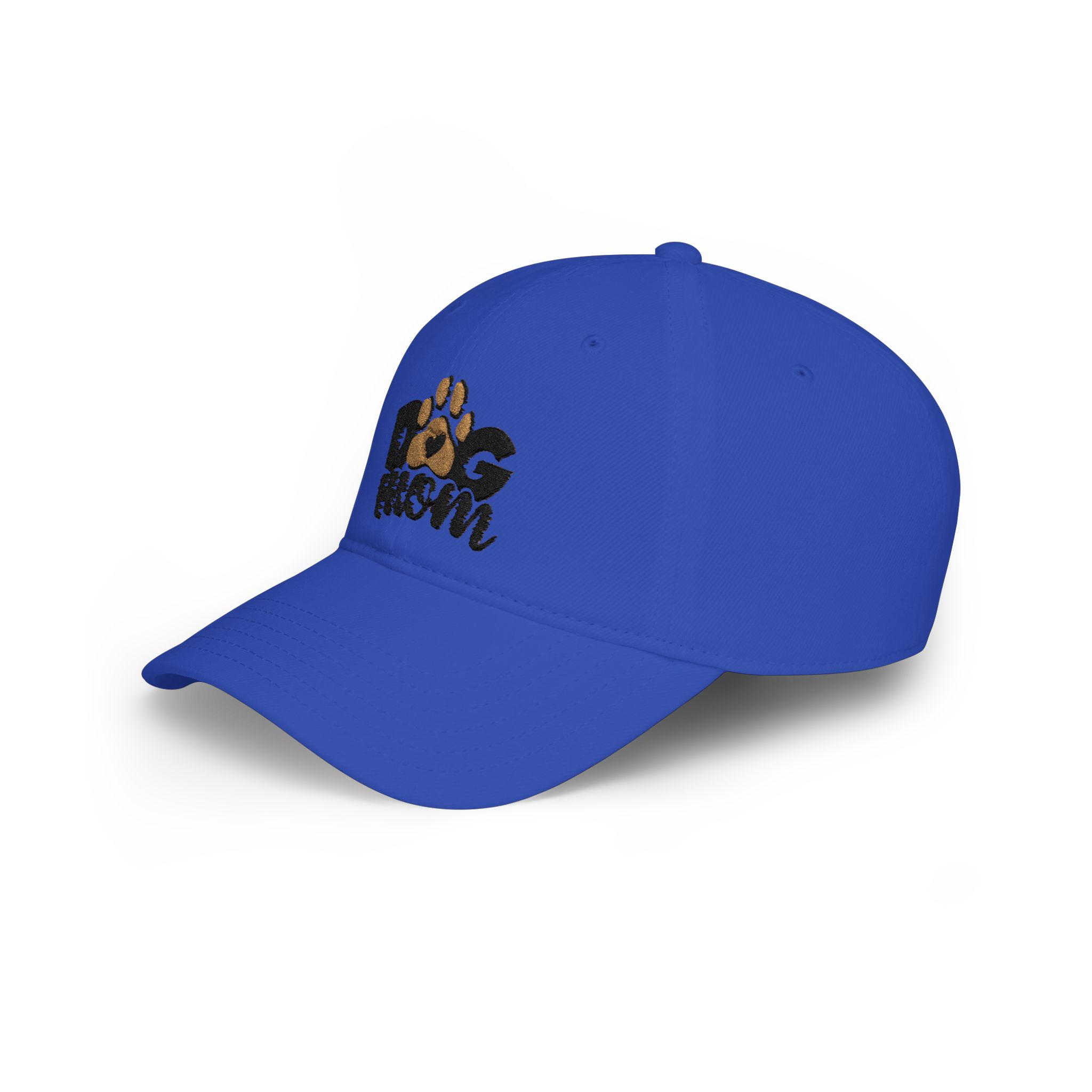 Dog Mom Low Profile Baseball Cap — Paw Print Embroidered Hat For Dog Moms - Image 11