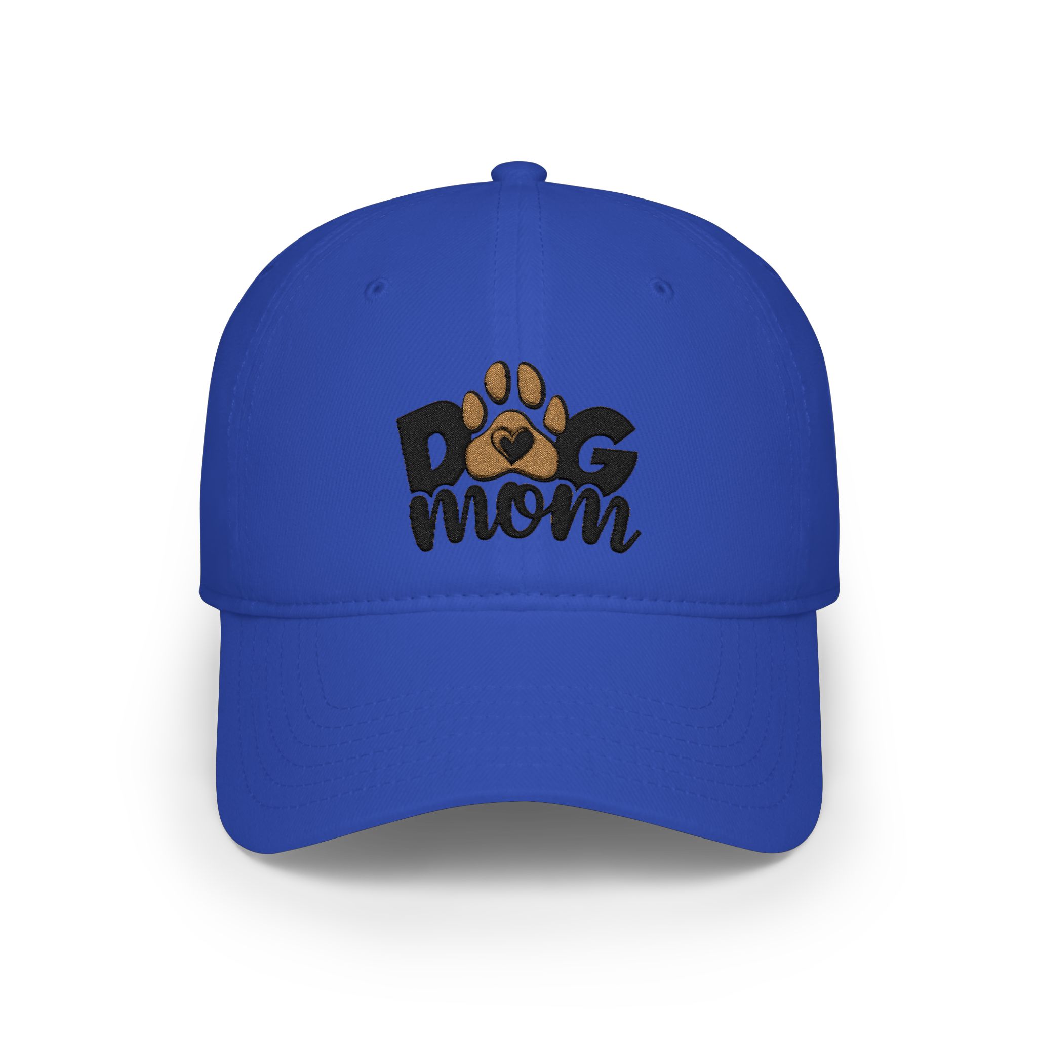 Dog Mom Low Profile Baseball Cap — Paw Print Embroidered Hat For Dog Moms - Image 9