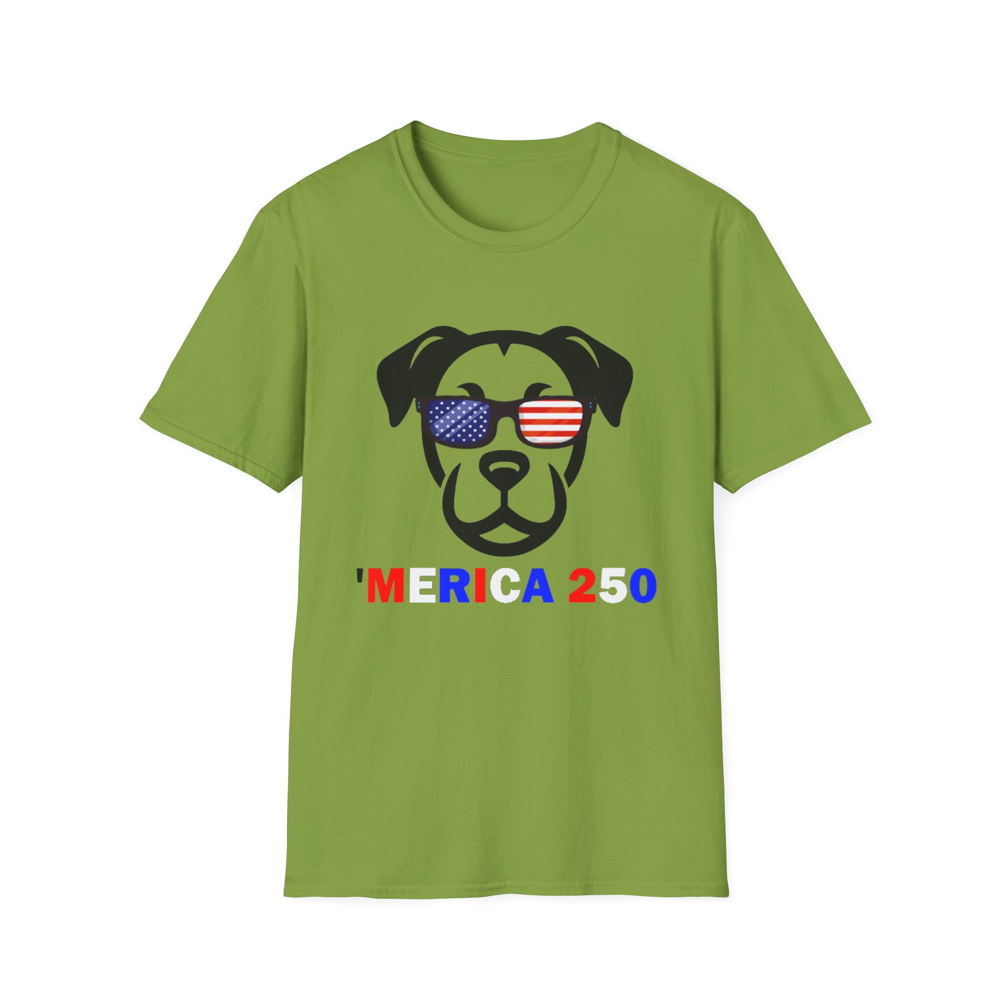 Patriotic Dog T-Shirt — 'America 250' Floppy Ears - Image 11