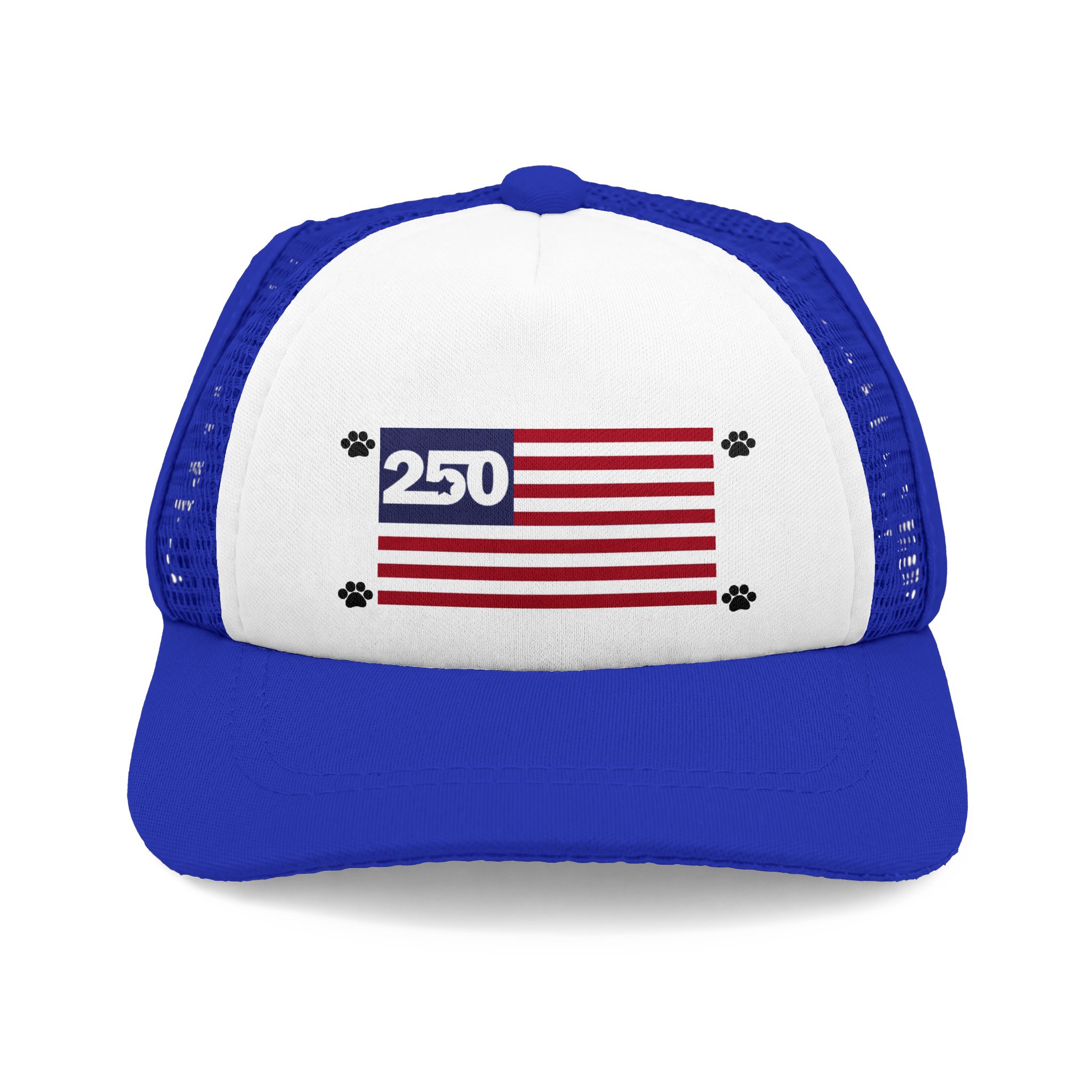 America 250 Doggy Trucker Hat - Foam Mesh Cap For Your Pup - Image 3