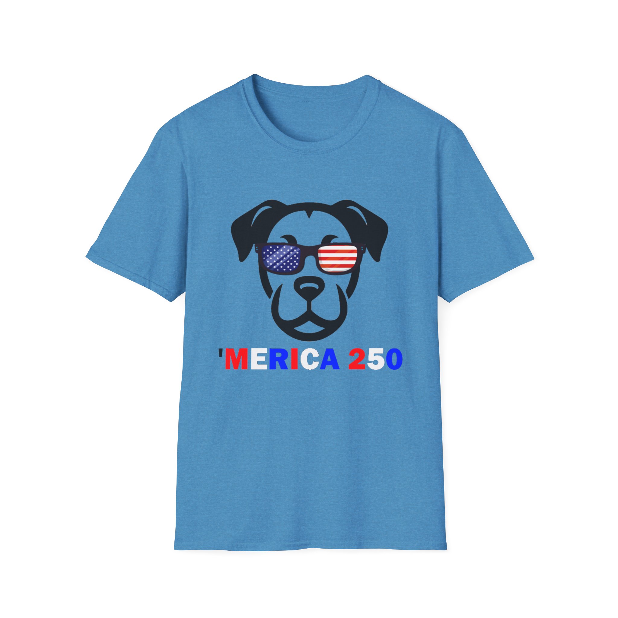 Patriotic Dog T-Shirt — 'America 250' Floppy Ears - Image 15
